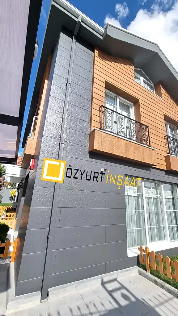 fibercement villa dış cephe kaplama