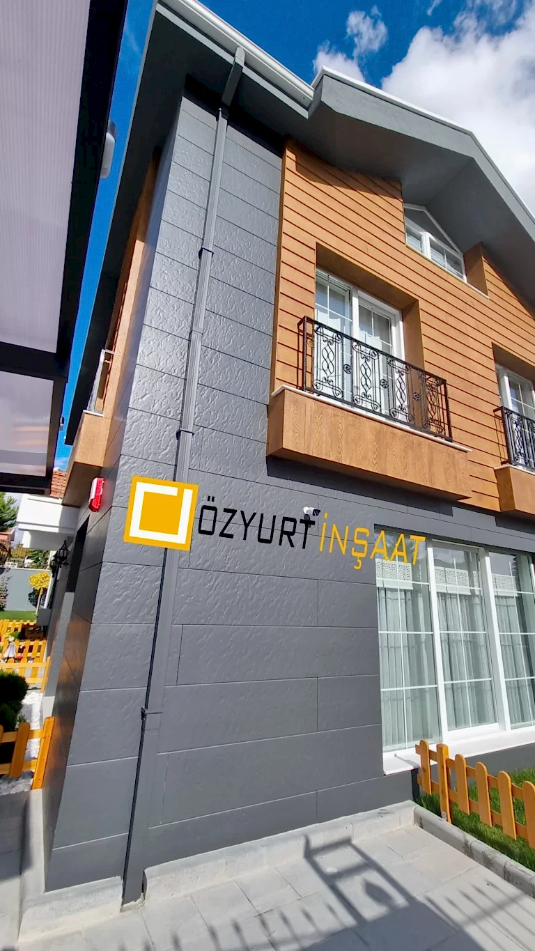 fibercement villa dış cephe kaplama